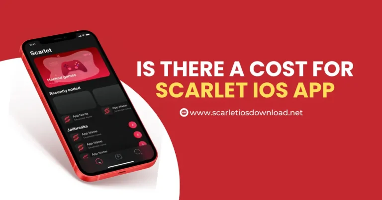 Is there a Cost or Subscription for the Scarlet iOS App?