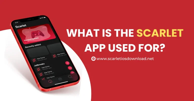 What is the Scarlet app used for?