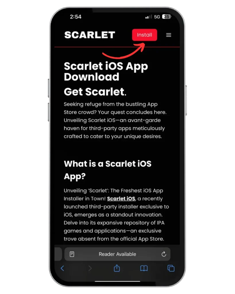 scarlet ios app